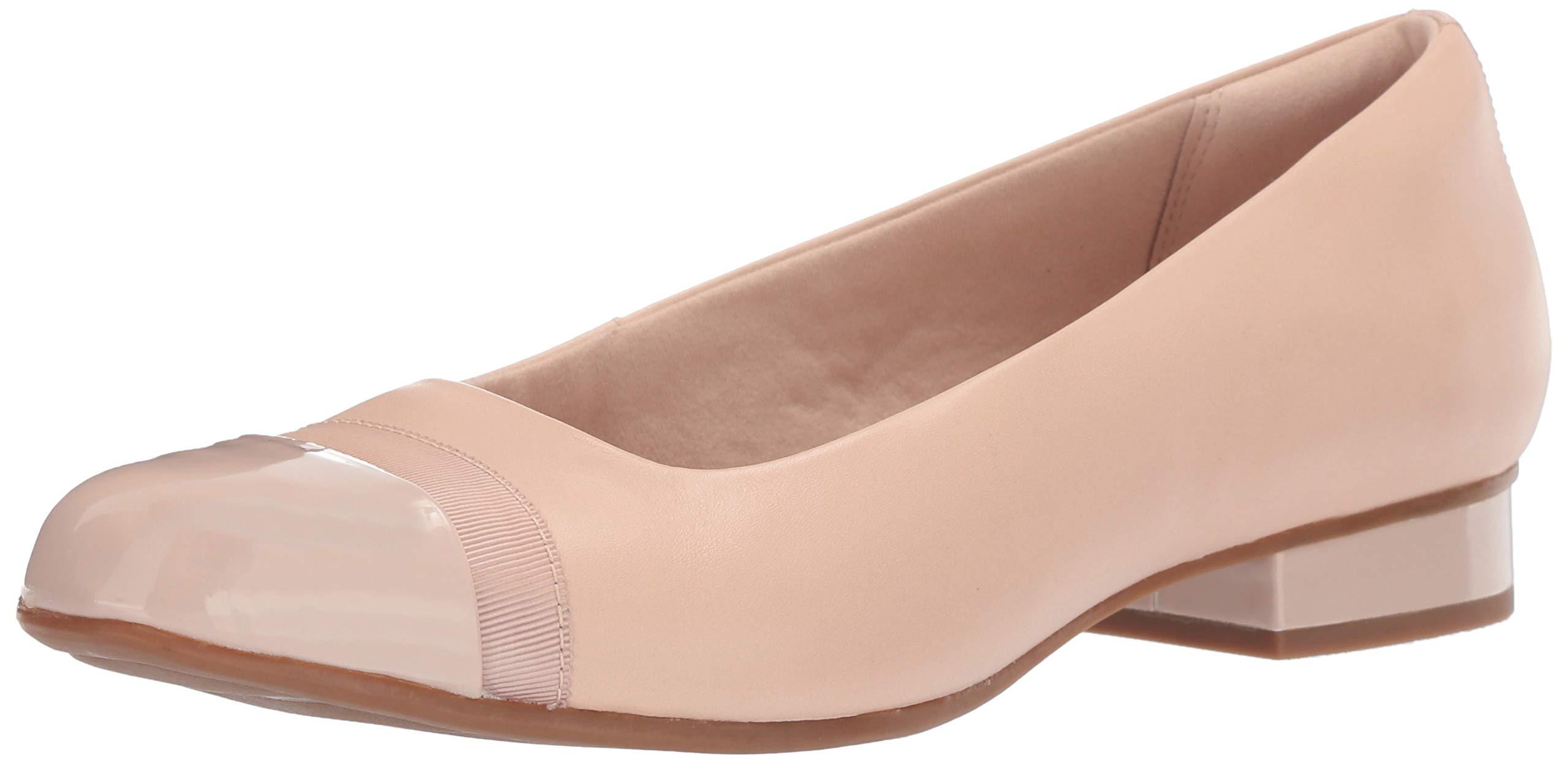 Juliet Monte Ballet Flat Praline Interest Suede synth 8.5 C Wide