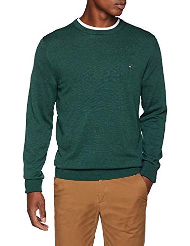 tommy hilfiger green jumper