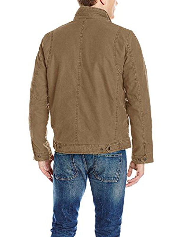 levi's men's washed cotton two pocket sherpa lined trucker jacket