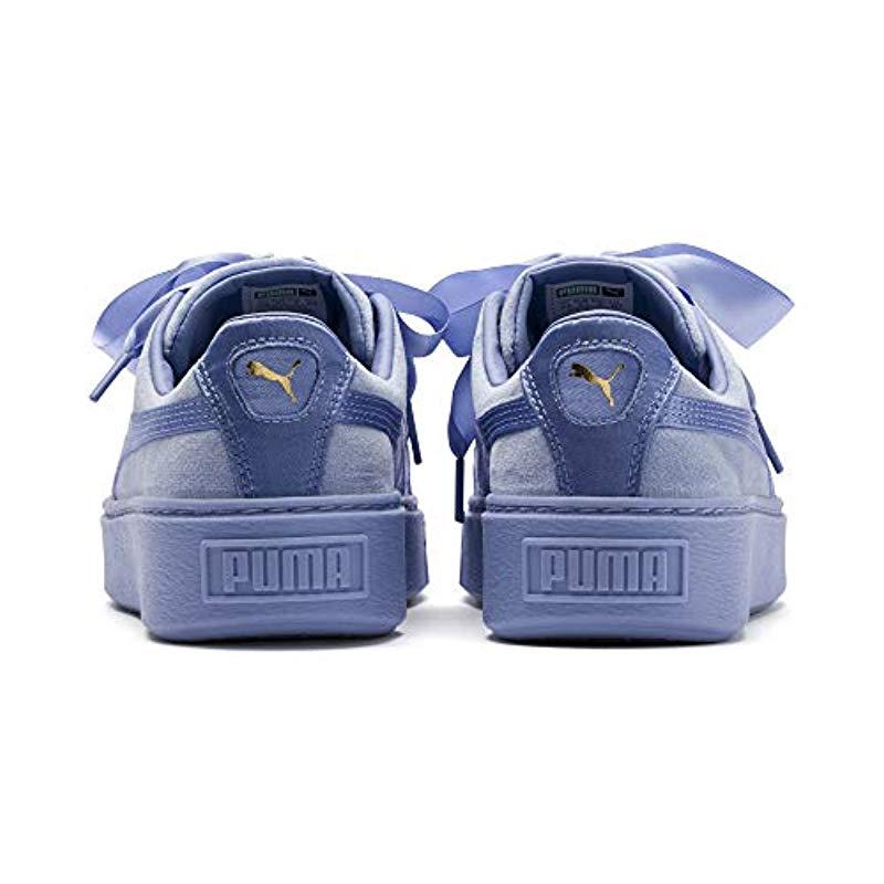 puma platform kiss velvet