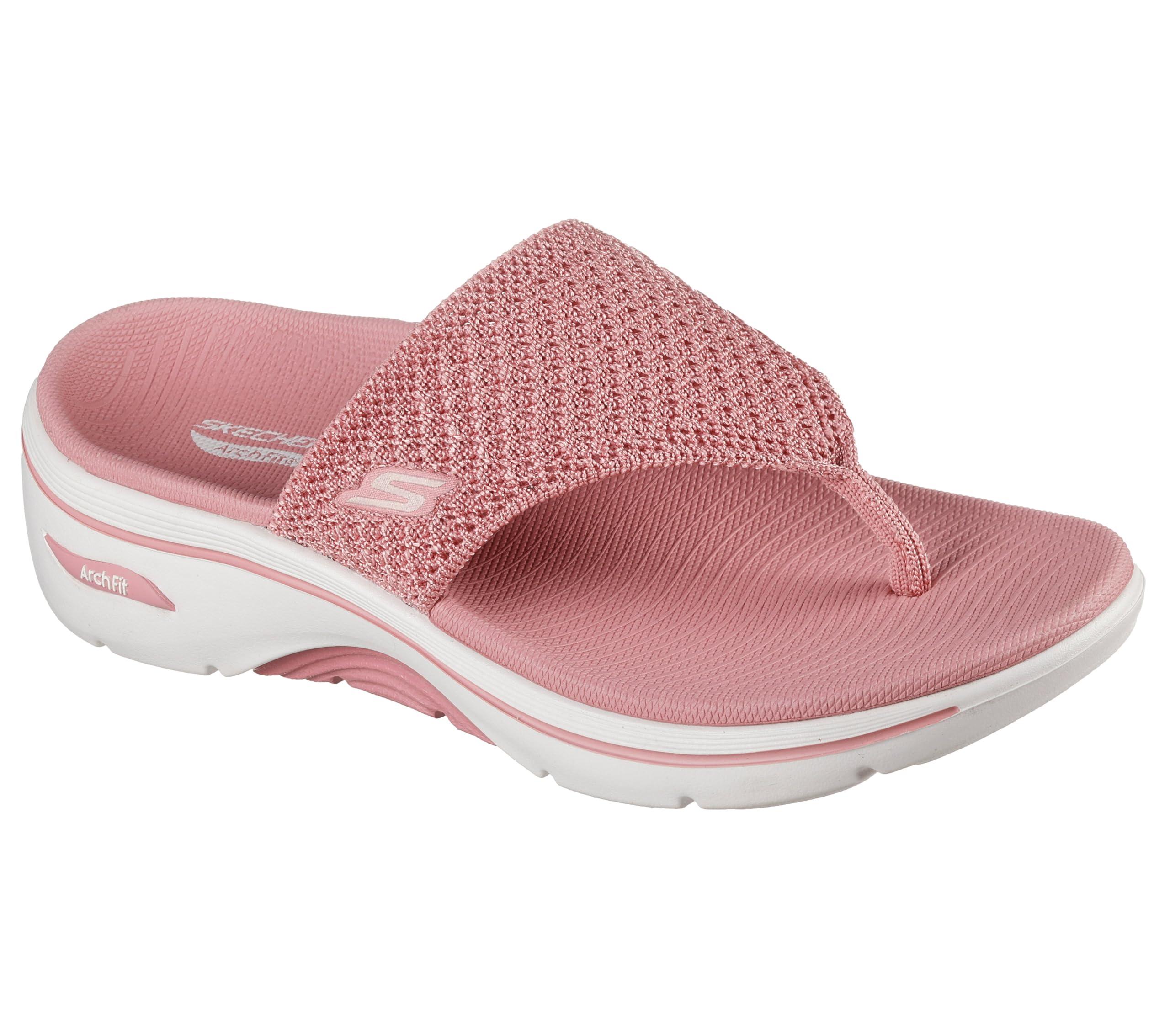 Skechers Go Walk Arch Fit 2.0 140861 Sandals in Pink | Lyst