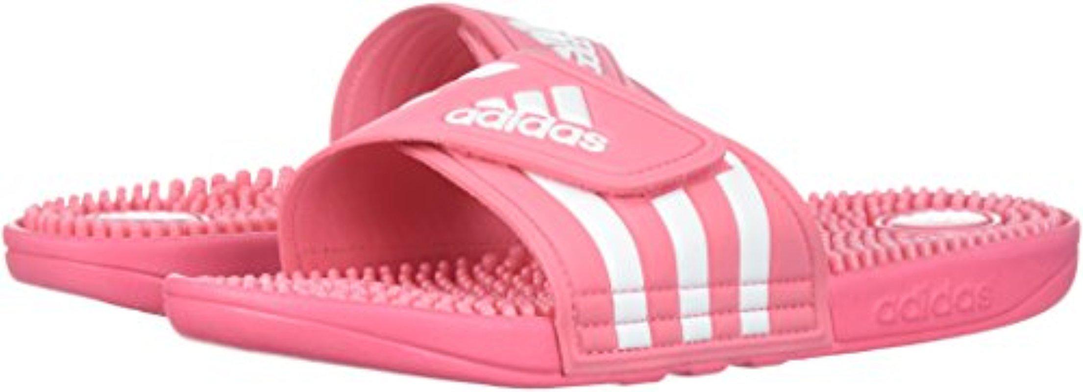 adidas Adissage Slide in Pink | Lyst