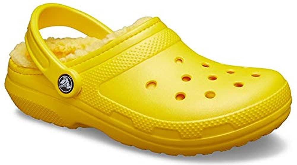 Crocs™ Adult Classic Lined Clog in Yellow | Lyst