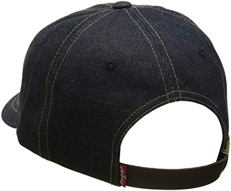 levi's classic denim baseball cap