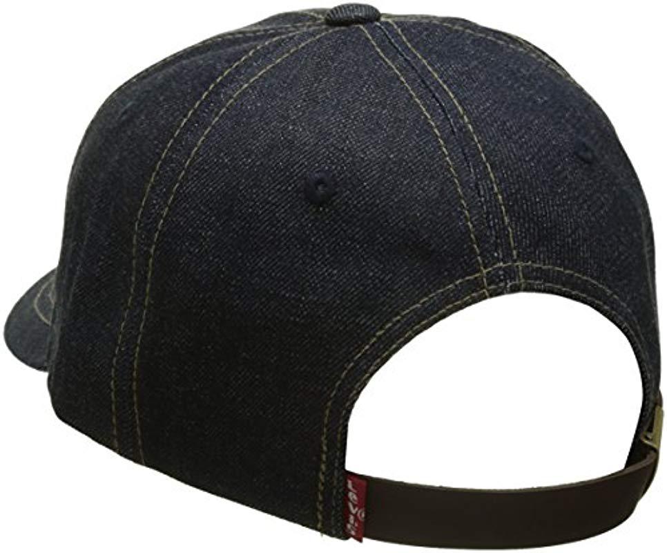 levi's classic denim baseball cap