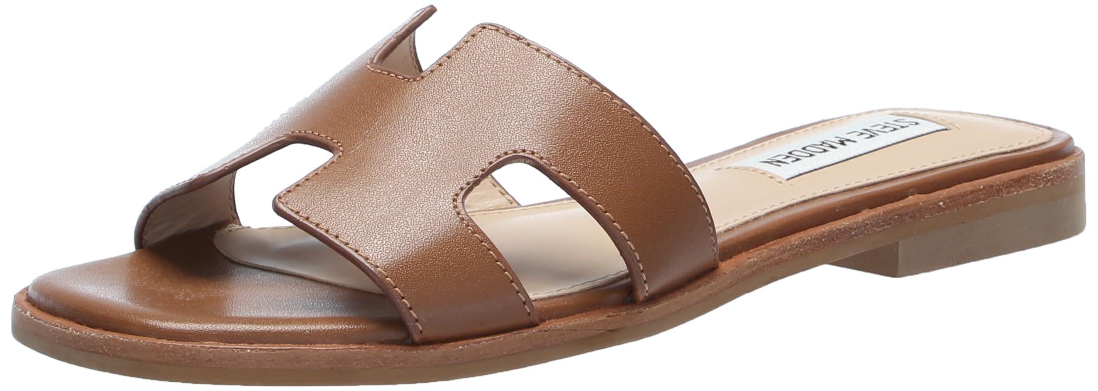 Steve madden cognac sandals hotsell