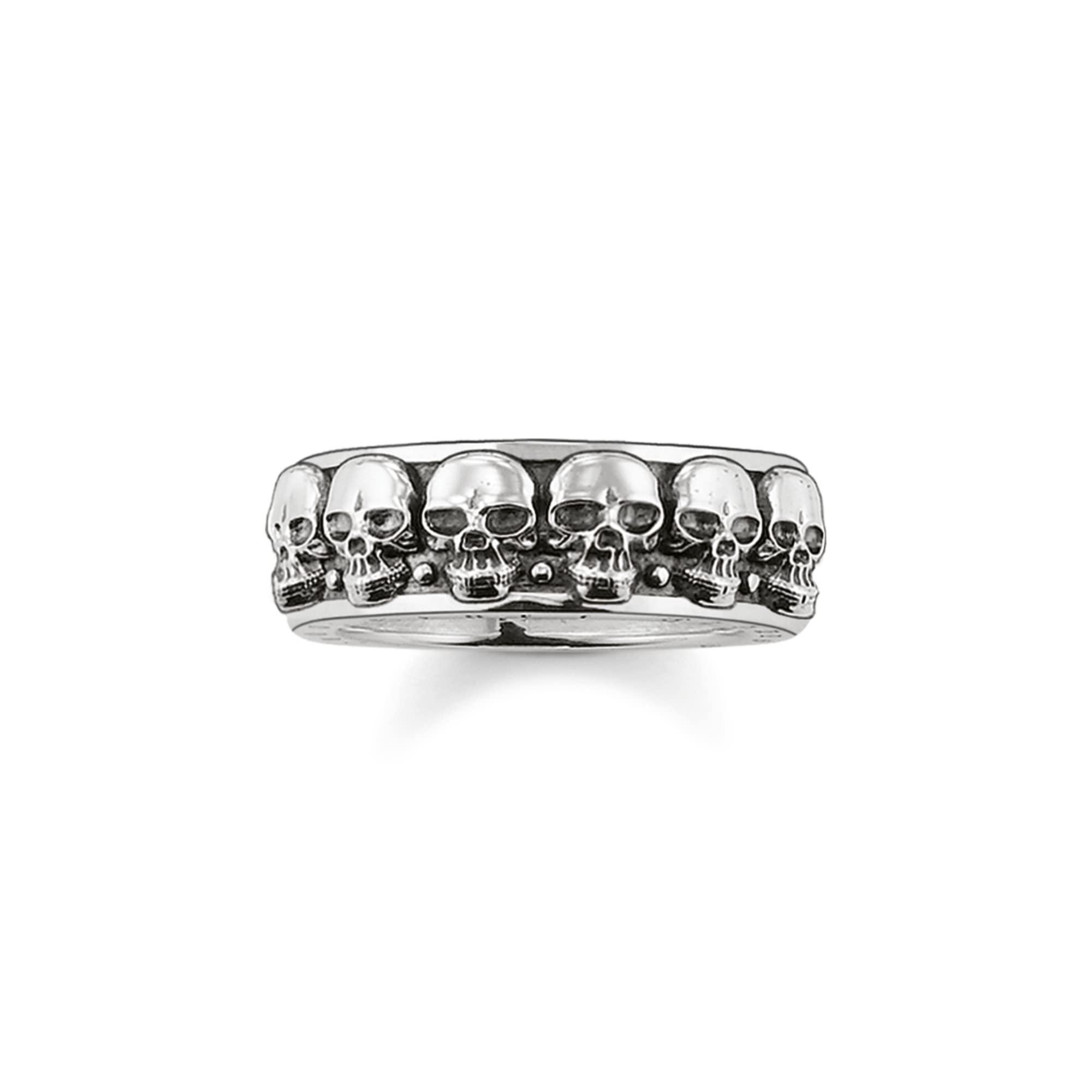 THOMAS SABO TR2339-059-1 Bague Pour Femme En Argent Sterling 925 Avec Pierre Aqua, 56, Argent, Aucune Pierre Précieuse