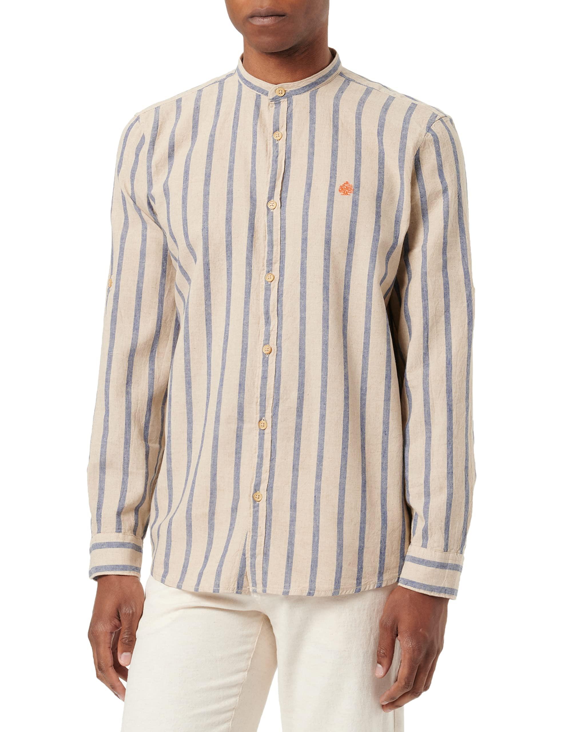Camisa Lino Mao Springfield de hombre de color Blanco Lyst