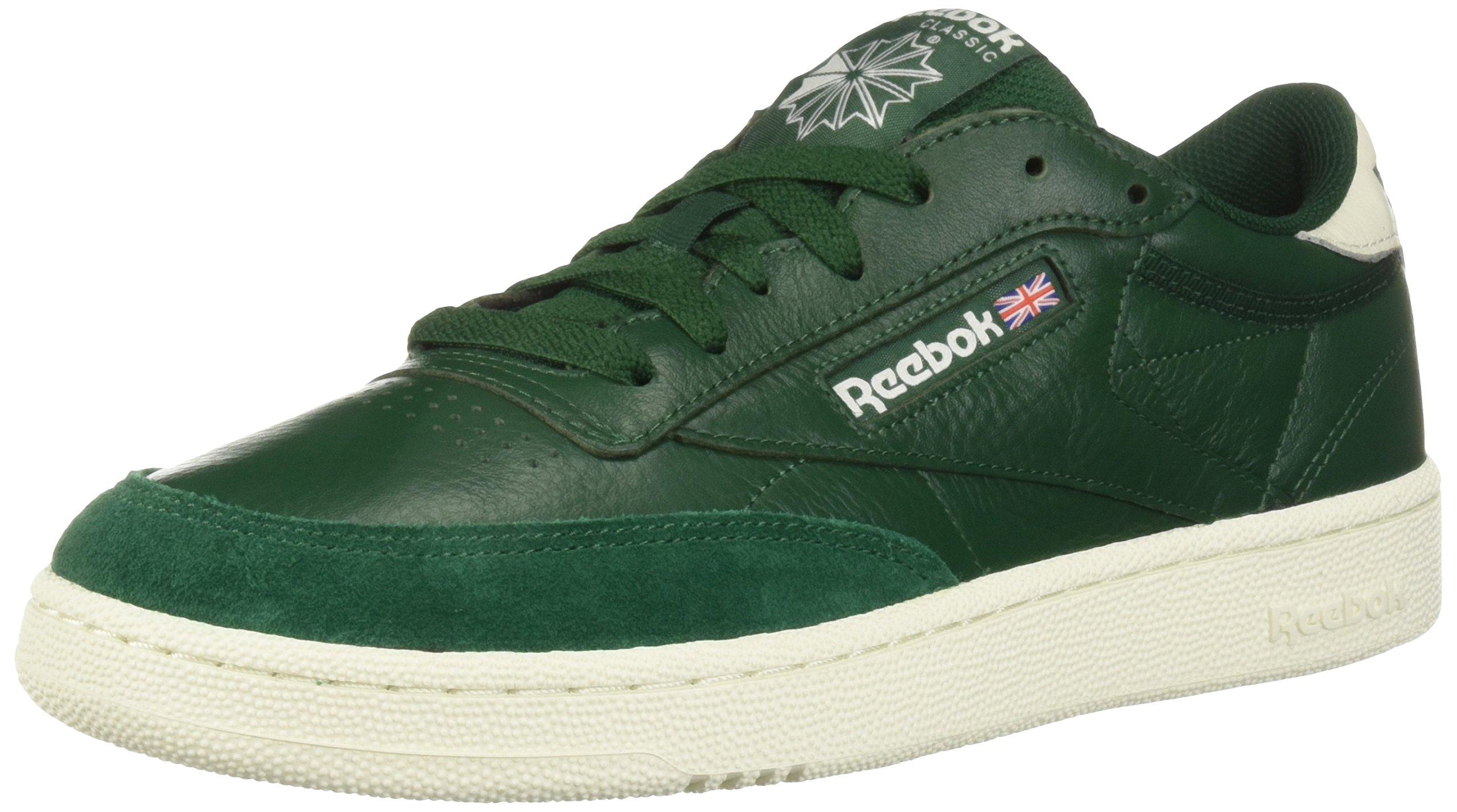 Reebok Leather Club C 85 Fashion Sneaker in Green for Men