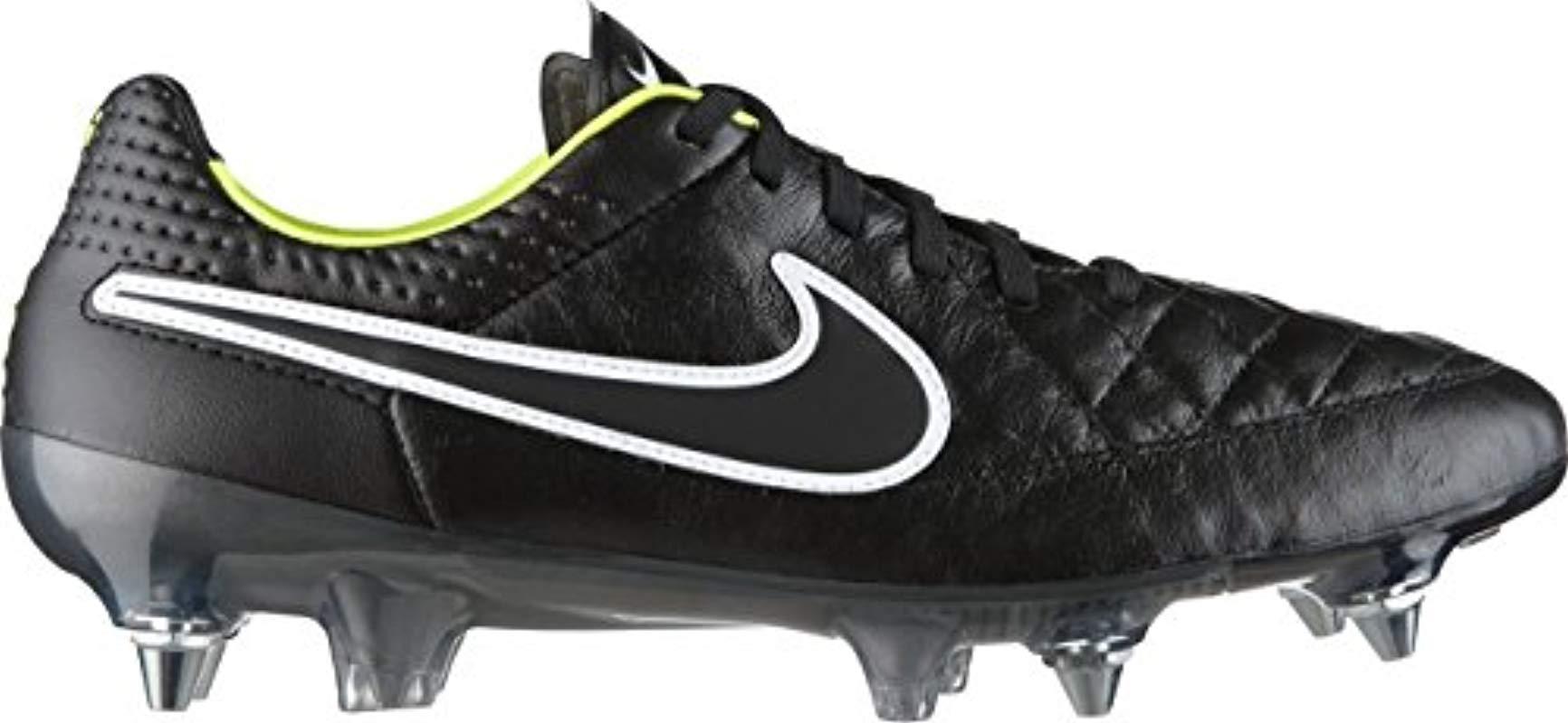 nike tiempo legend v sg black