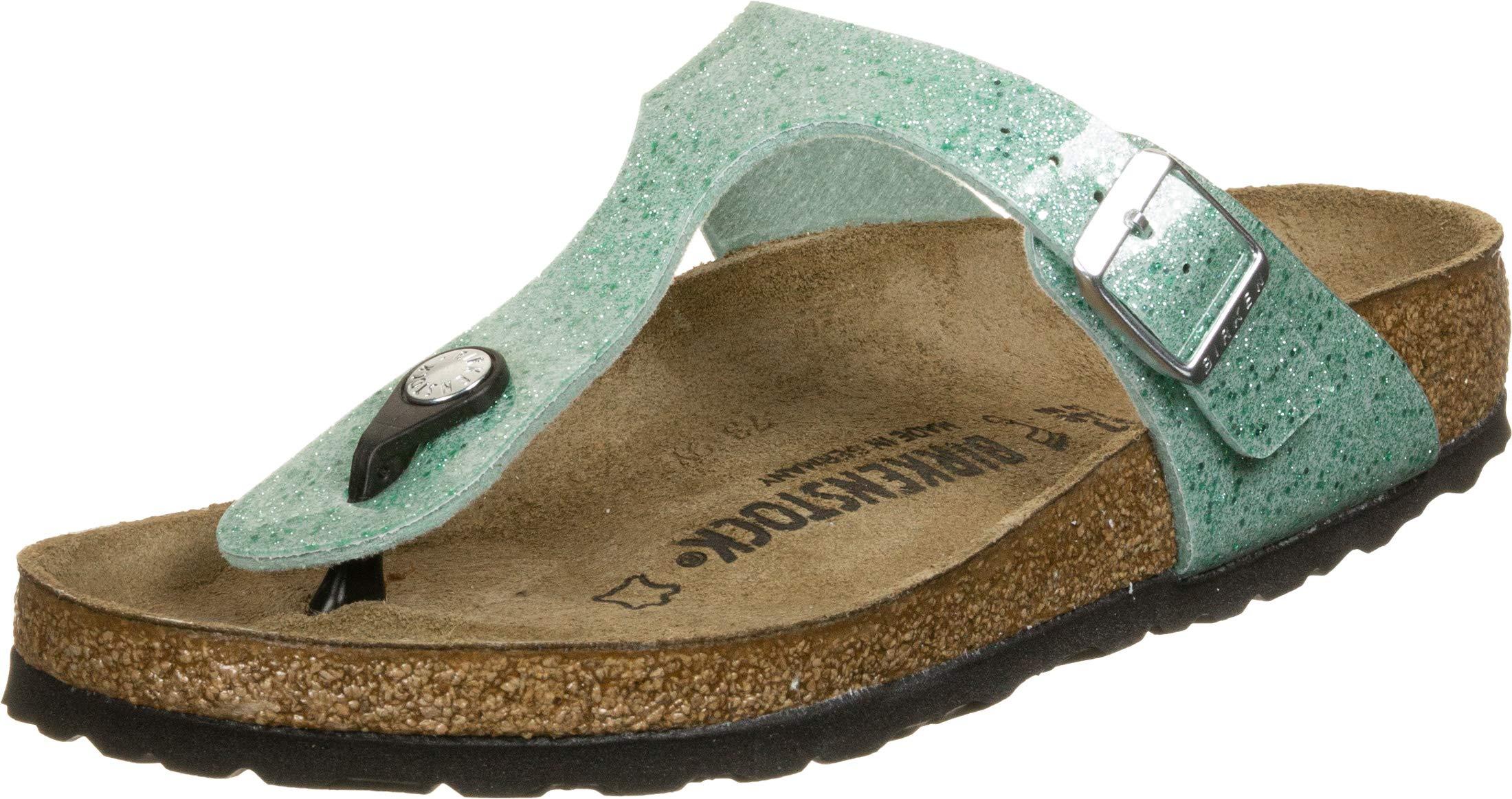 Birkenstock Gizeh BF ,Frauen,Zehentrenner,Synthetik,Glitzer,Sandalen,feiner  Glanz,elegant,Cosmic Sparkle Mineral,43 EU in Grün | Lyst DE