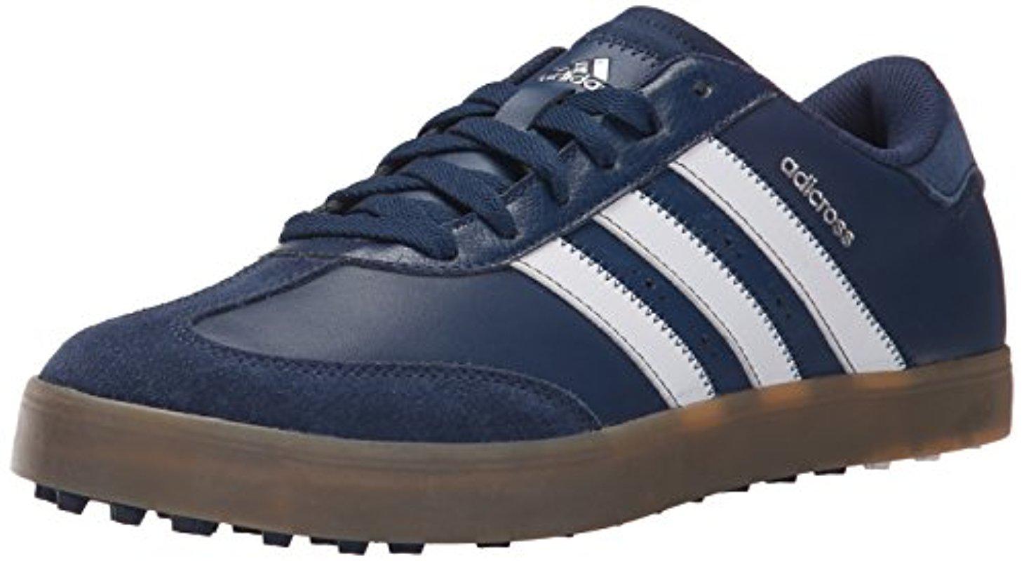 adidas Adicross V Golf Spikeless Shoe in Blue for Men | Lyst