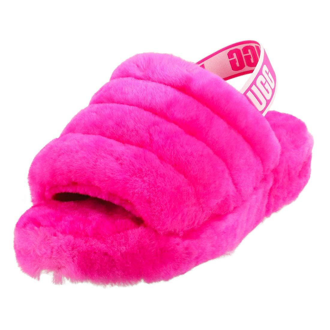 UGG Rubber Fluff Yeah Slide Slipper in Pink - Lyst
