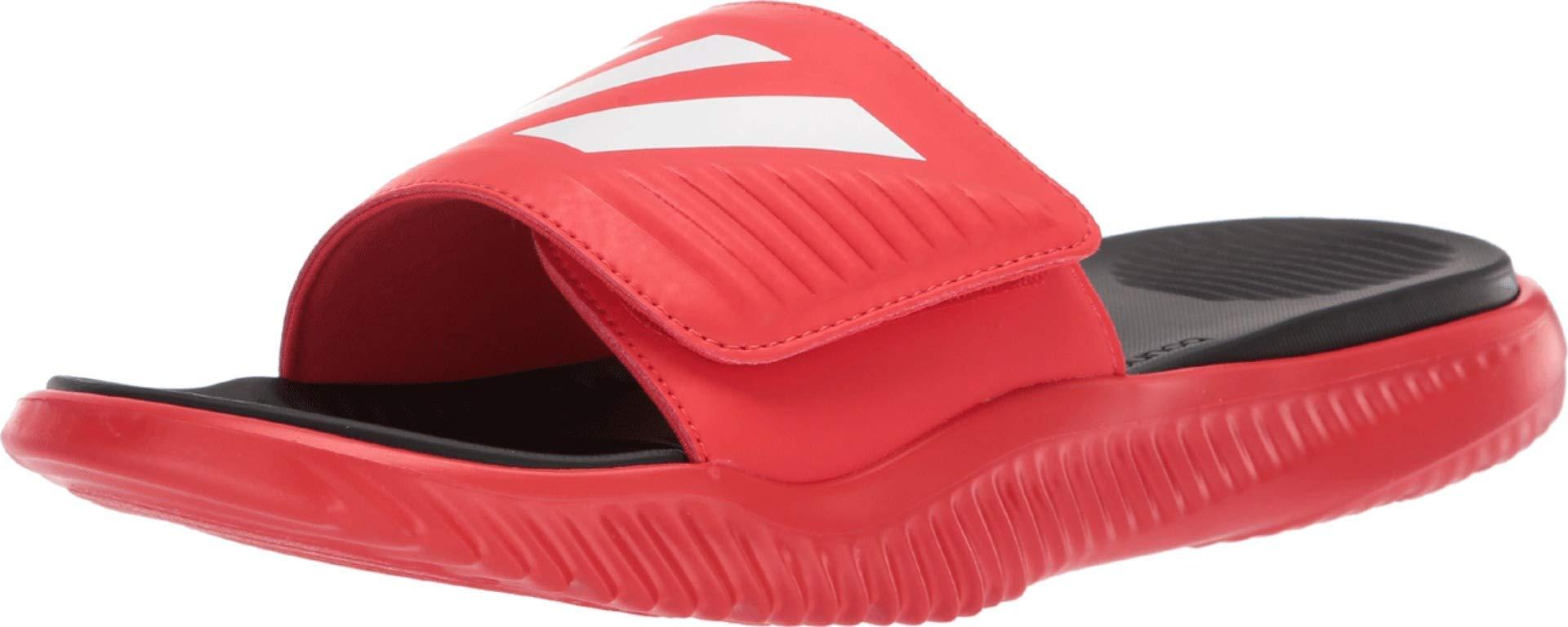 adidas Alphabounce Slide in Red/White (Red) for Men - Lyst