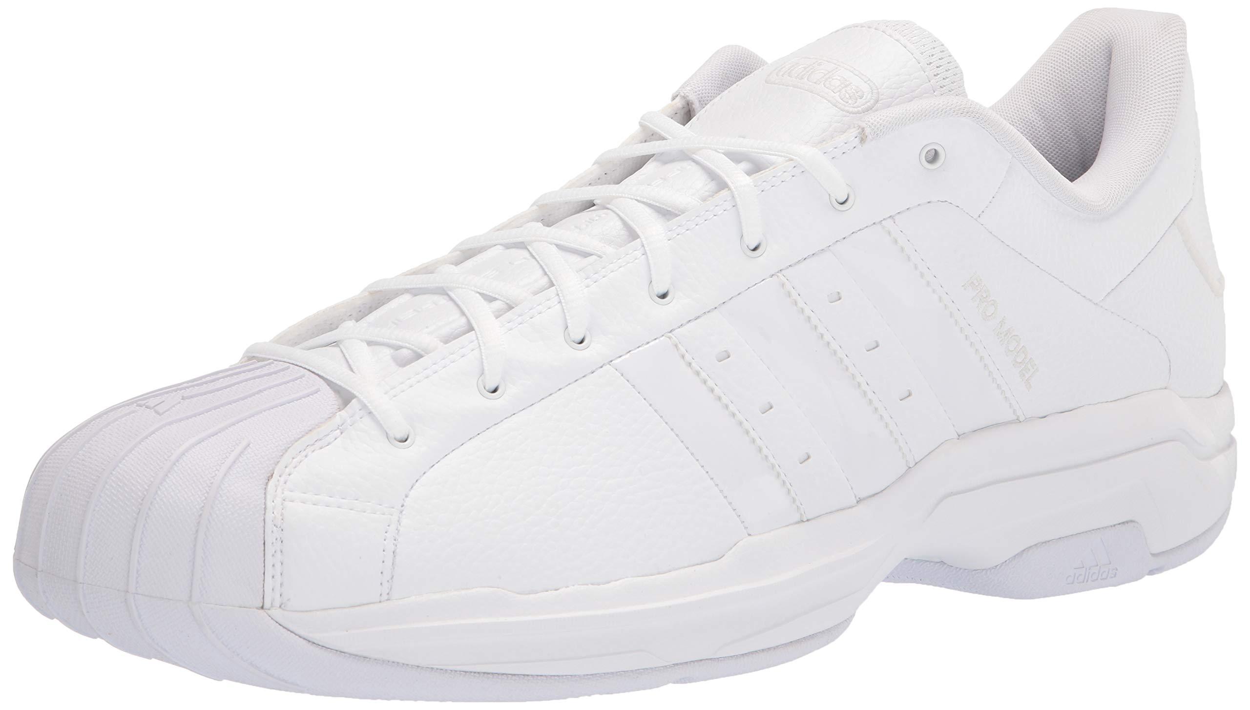 adidas Pro Model 2g Low Basketball Shoe in White/White/White (Black) for  Men - Save 49% | Lyst