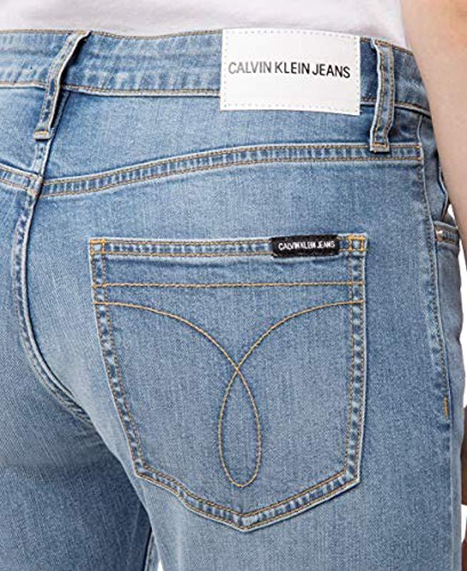 Calvin Klein Denim Calvin Klein Ckj 021 Mid Rise Slim Fit Jean in Blue |  Lyst
