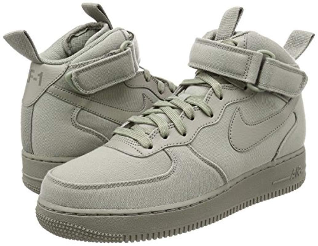 nike air force 1 mid 07 canvas dark stucco