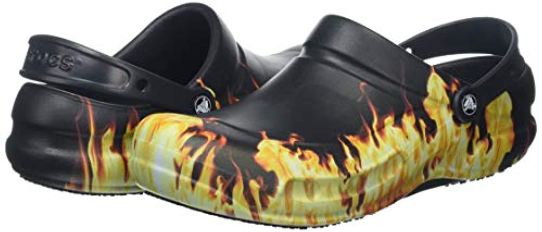 bistro graphic clog black floral