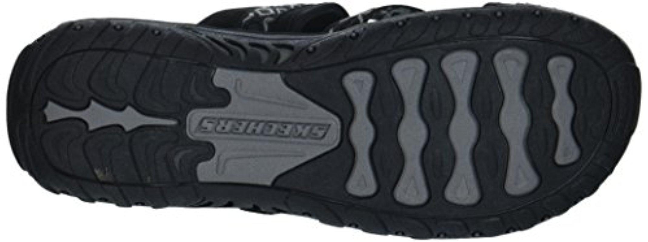 skechers women's reggae trailway slop sandals flip flop