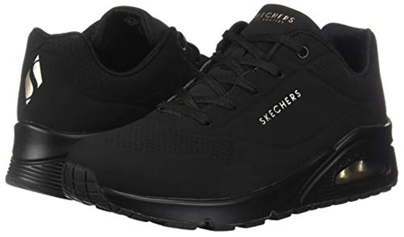 skechers uno black