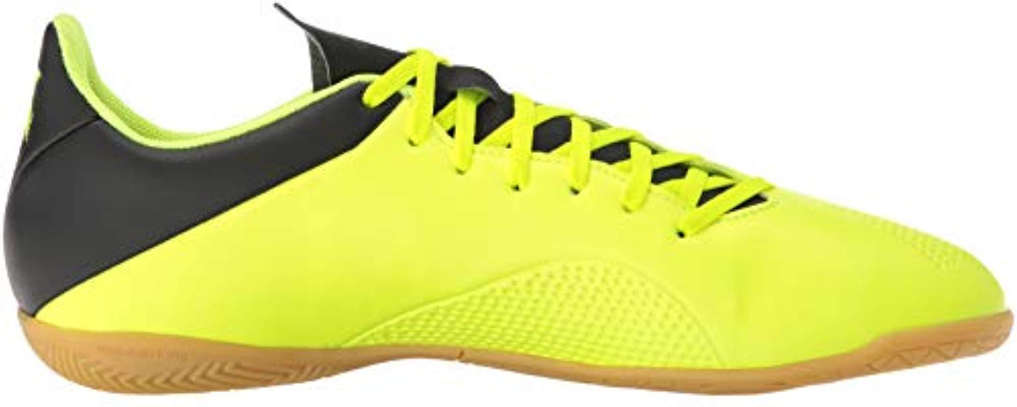 adidas Rubber X Tango 18.4 Indoor Soccer Shoe in Yellow for Men Lyst
