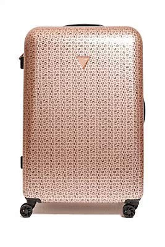 Guess Burnley Collection 28" 8-wheeled Spinner Hardside In Rose Gold in Pink  | Lyst