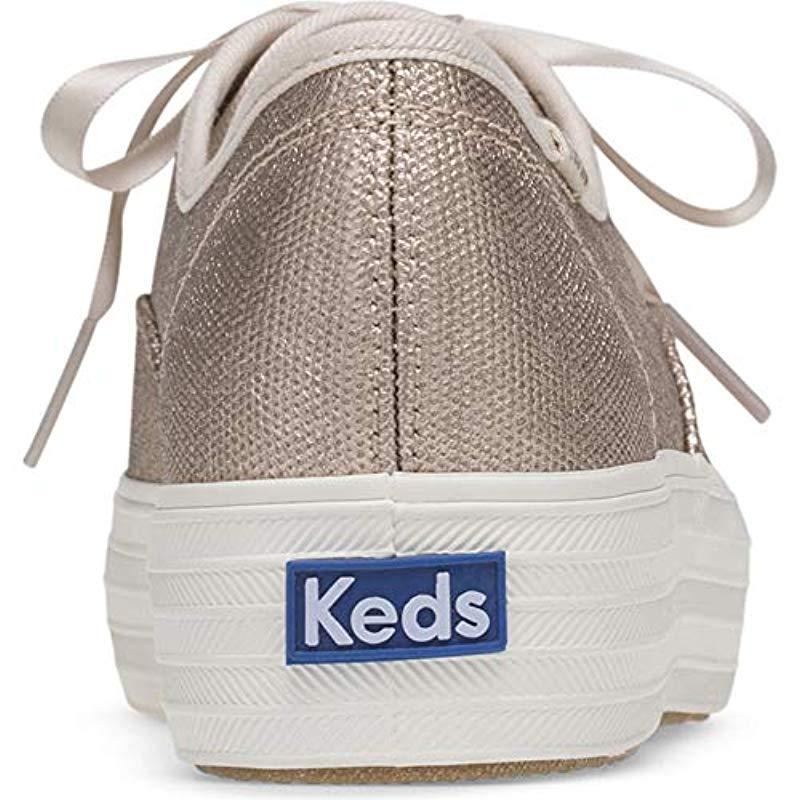 keds triple matte brushed metallic