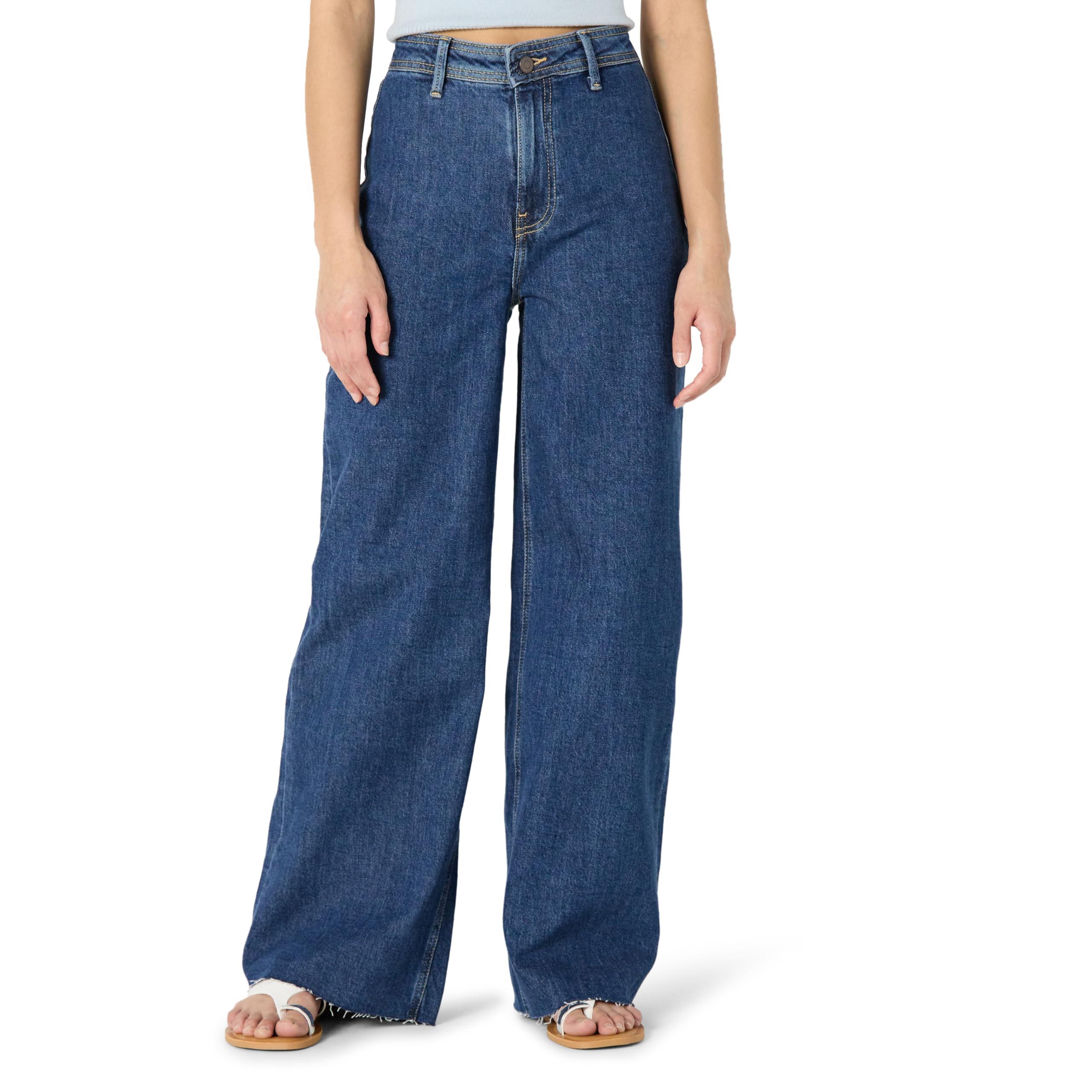L'Appartement GOOD GRIEF！Wide Leg Denim ARKET Cloud low rise baggy wide leg jeans in light washed