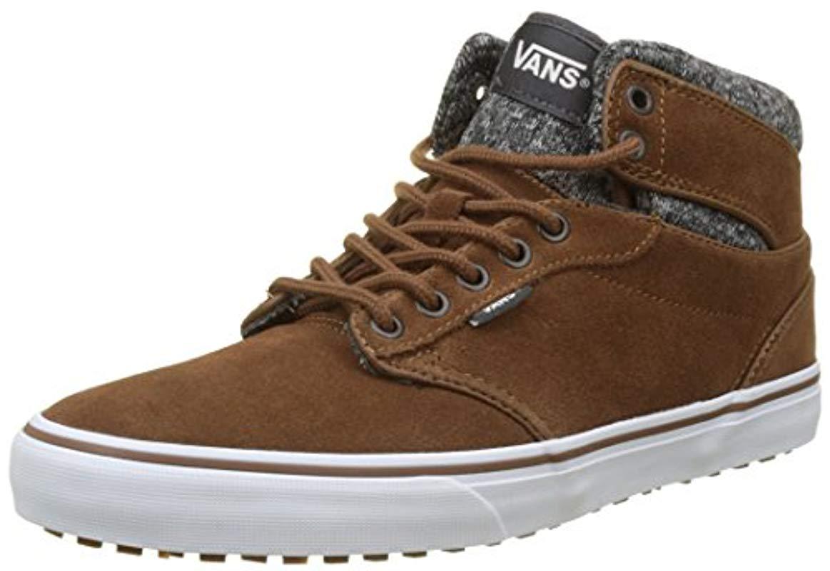 Vans Atwood Hi Mte Trainers in Brown for Men Lyst