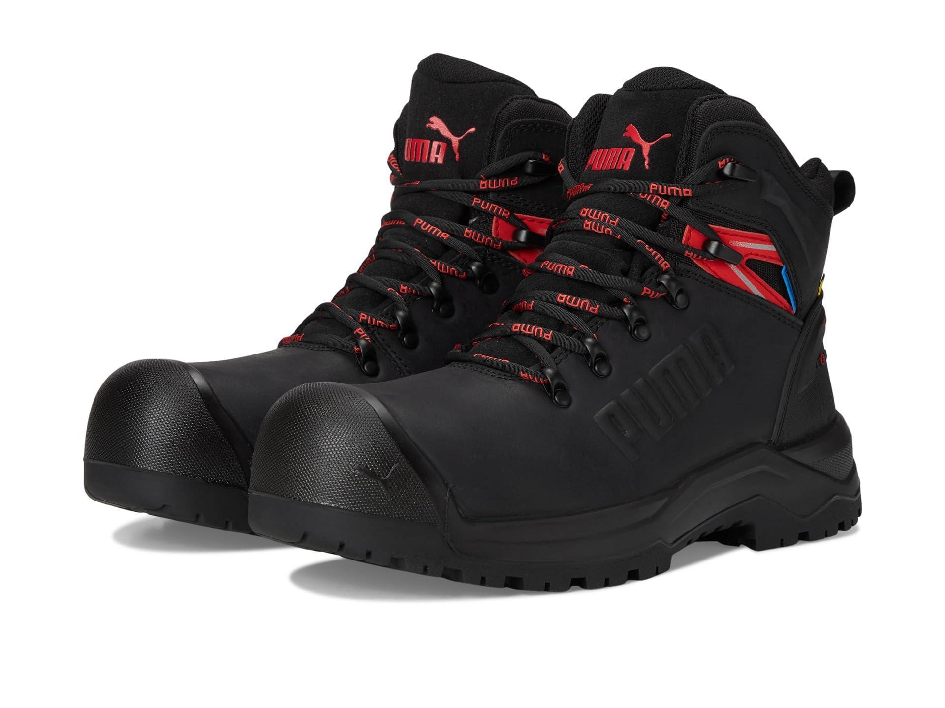 PUMA Iron Hd Mid Astm Eh Wp Sr Work Boots in Black for Men | Lyst