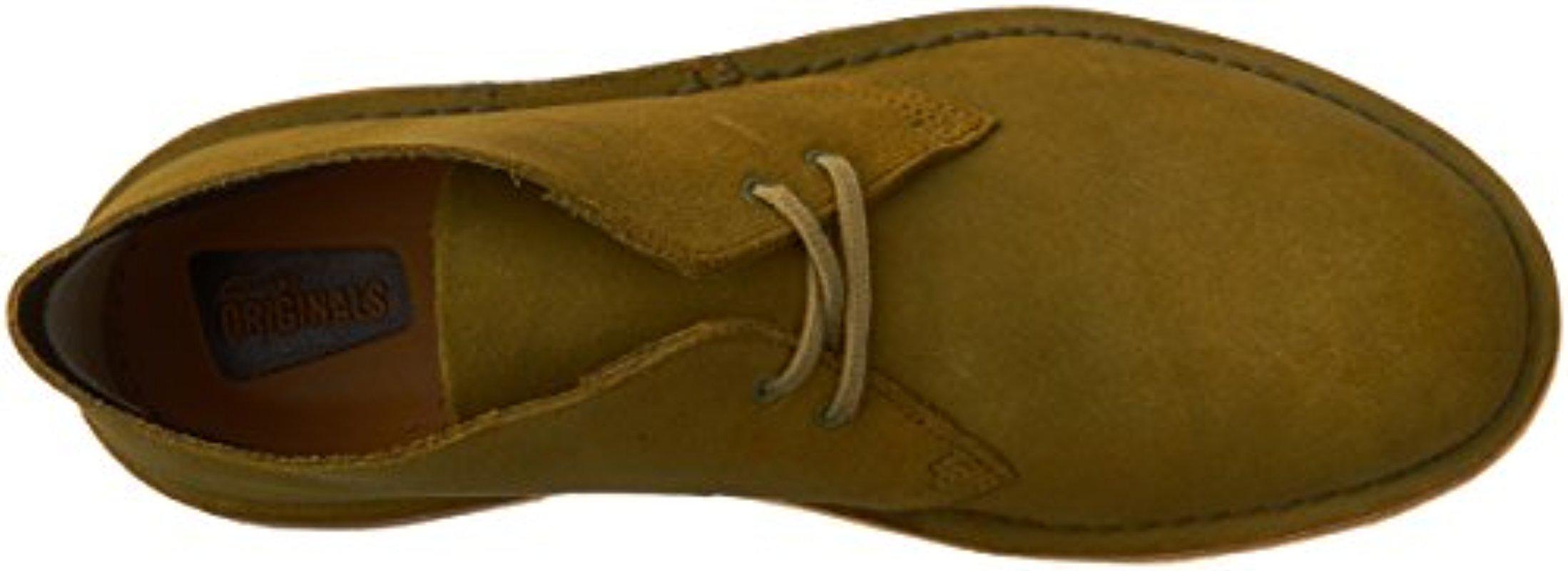 Clarks Desert Chukka Boot in Green for Men | Lyst