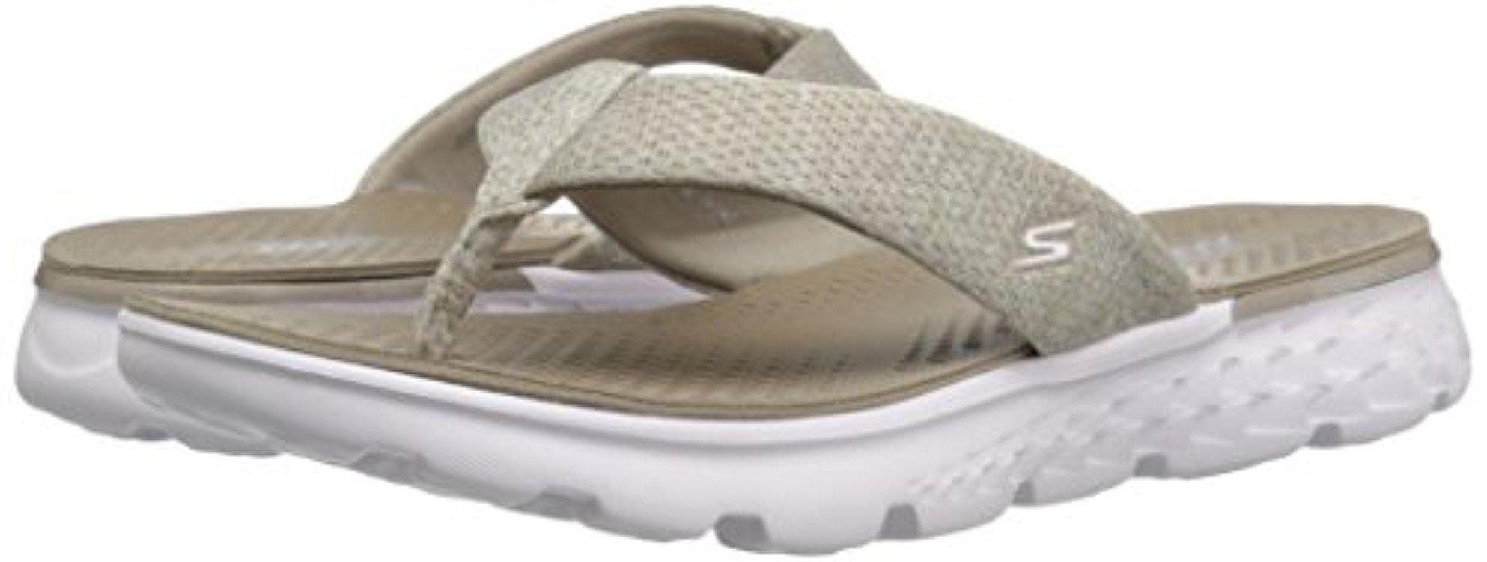 skechers on the go vivacity flip flop