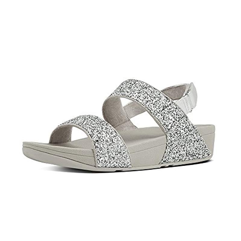 fitflop glitterball silver