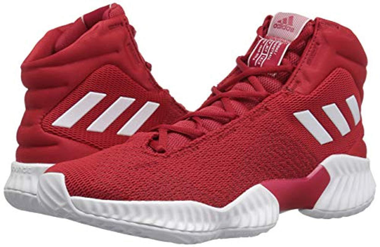 adidas pro bounce 2018 low red