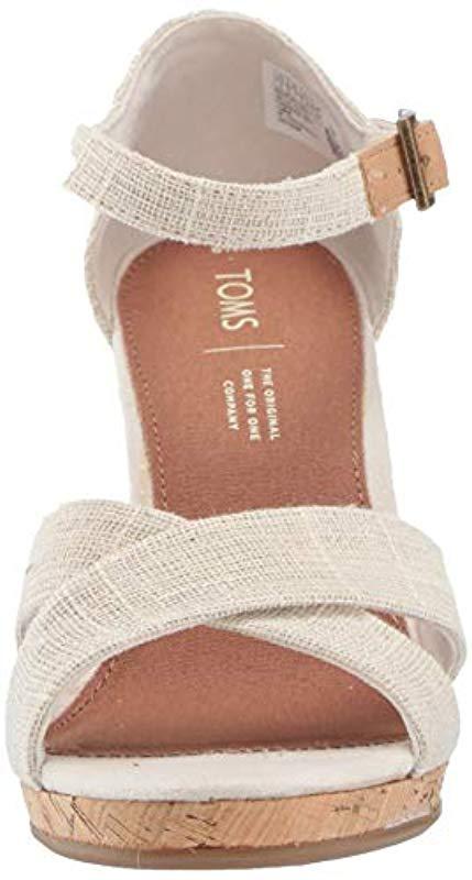 toms women's sienna espadrille wedge sandal