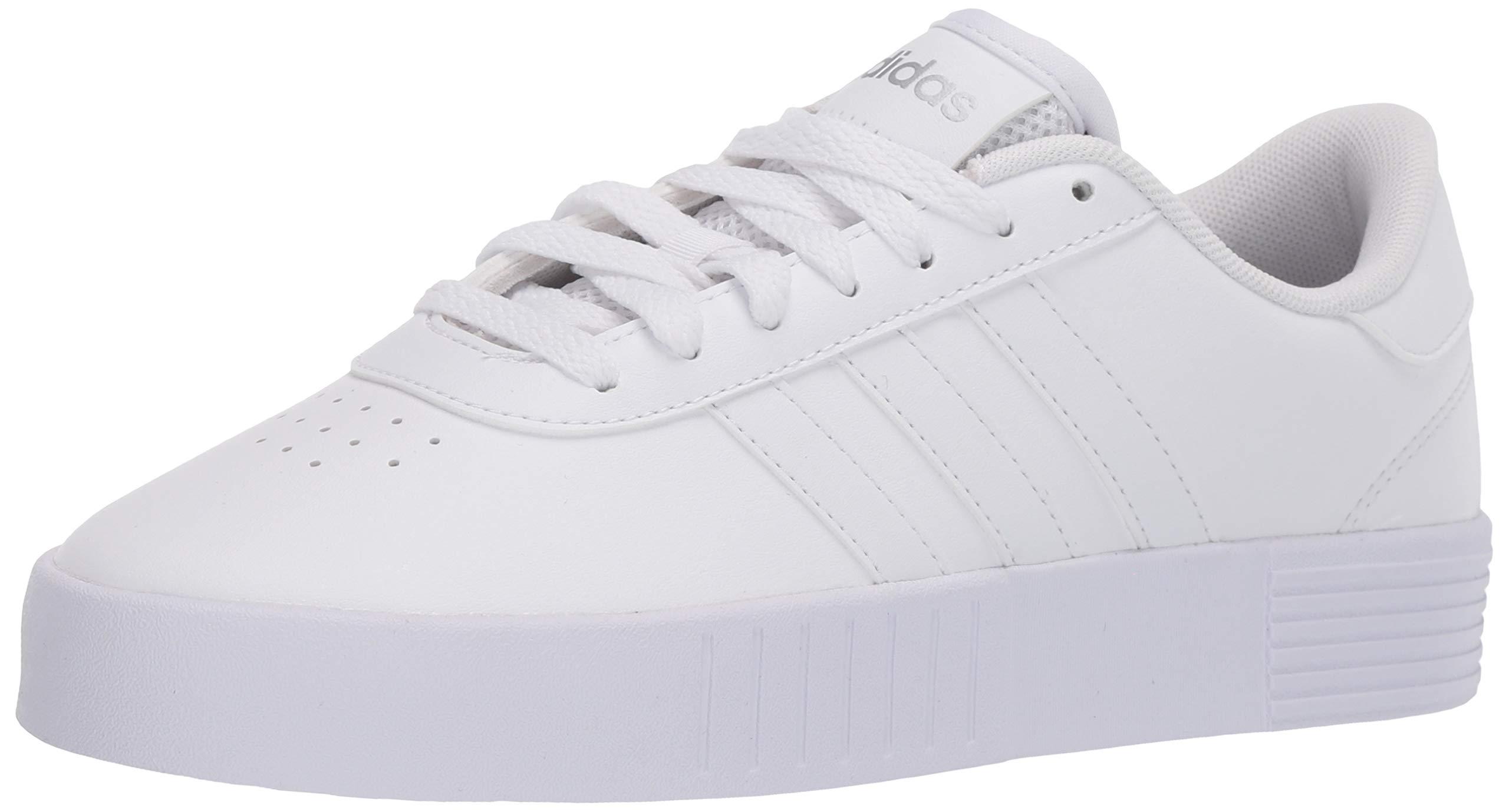 adidas Womens Court Bold Skate Shoe in White/White/Silver (White) - Save  26% | Lyst