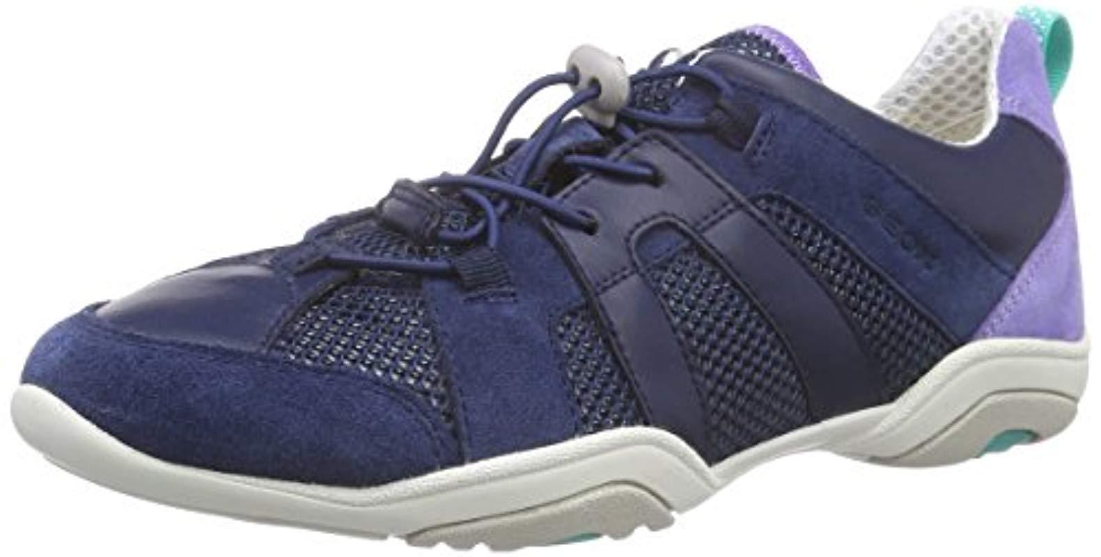 Geox D Arrow C, Low-top Sneakers in Blue - Lyst