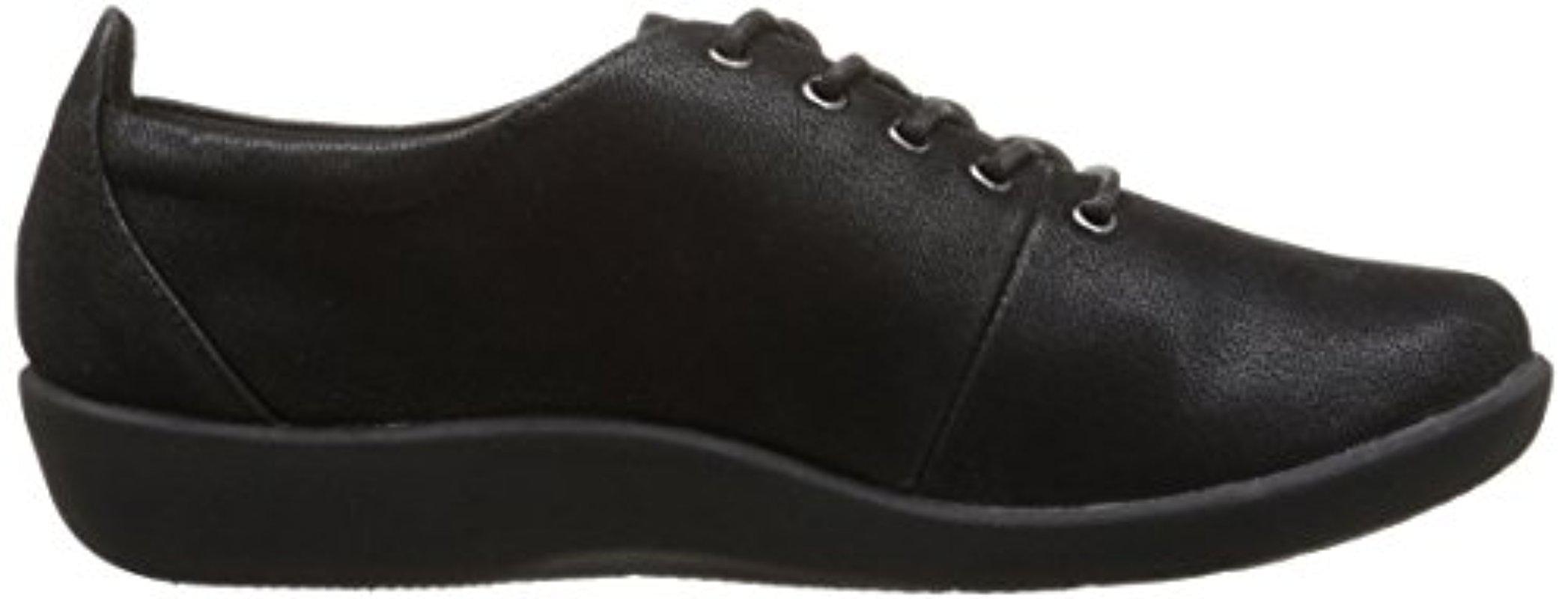 Ladies Clarks Cloud Steppers Lace Up Shoes Sillian Tino 