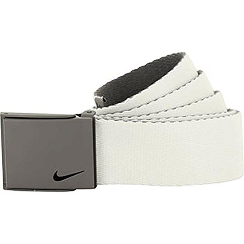 Nike Belt in Light Charcoal/White (Gray) for Men - Lyst