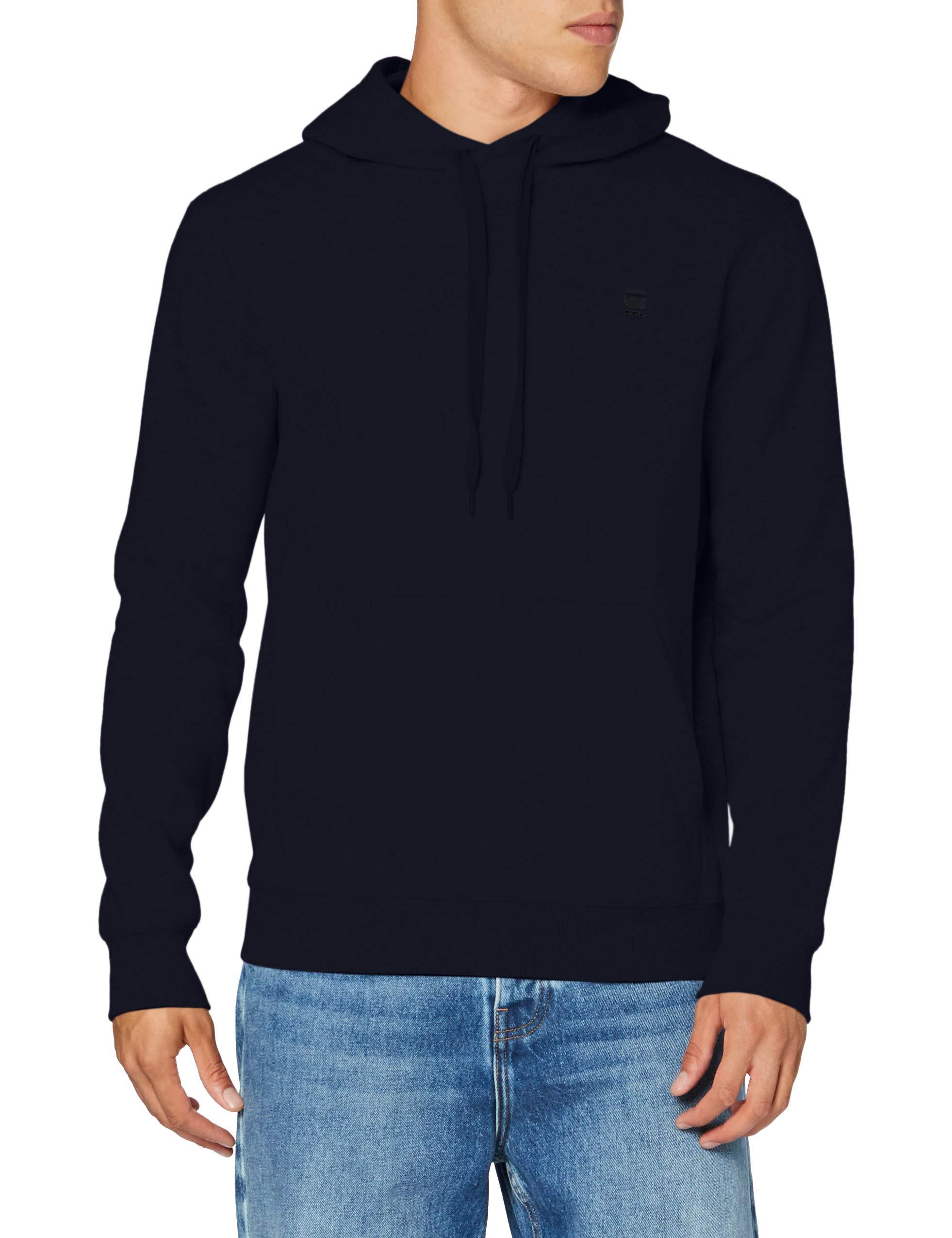 G-Star RAW Premium Core Hooded Sweater in Blue for Men | Lyst UK