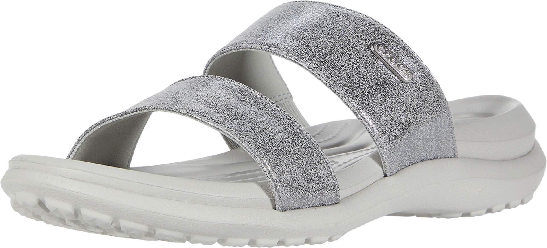 Crocs™ Capri Dual Strap Slide Sandals Water Shoe in Pearl White (White) -  Save 22% | Lyst