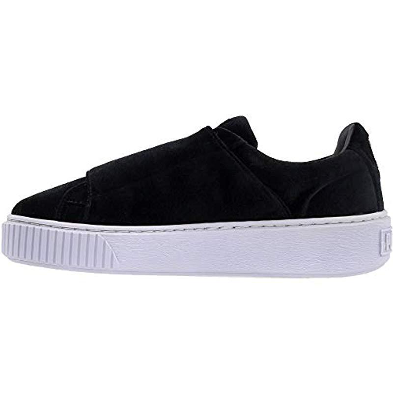 PUMA Women/'s Basket Strap Velvet Rope Wn Platform