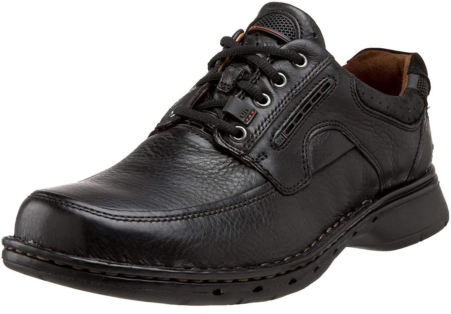 Clarks Unstructured Un.bend Casual Oxford,black,11 Xw Us for Men | Lyst