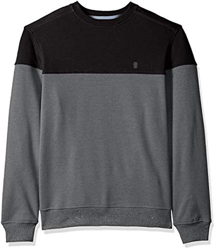 izod men's advantage performance quarter zip fleece pullover