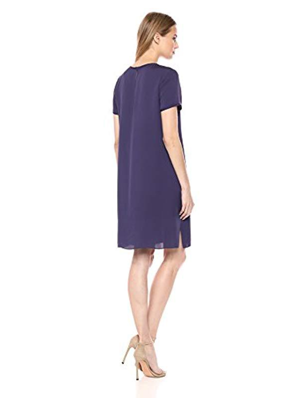 theory silk tee dress