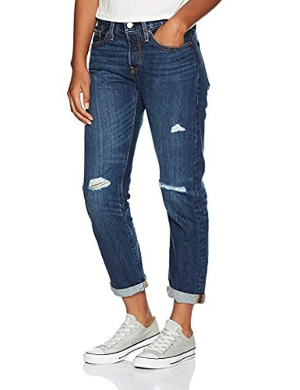 levi's 501 tapered boyfriend jeans