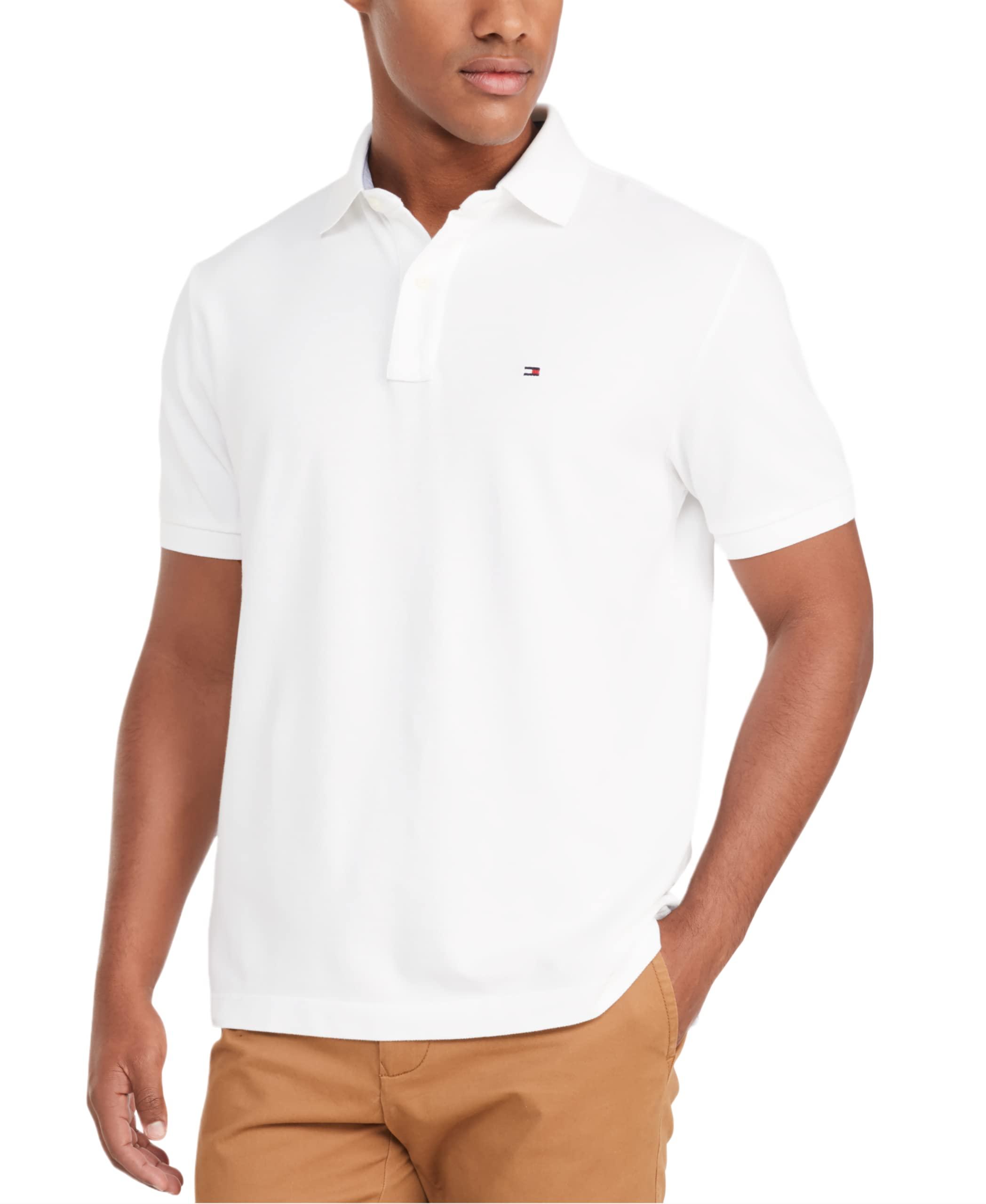 Tommy Hilfiger Mens Short Sleeve In Classic Fit Polo Shirt in White for Men  | Lyst