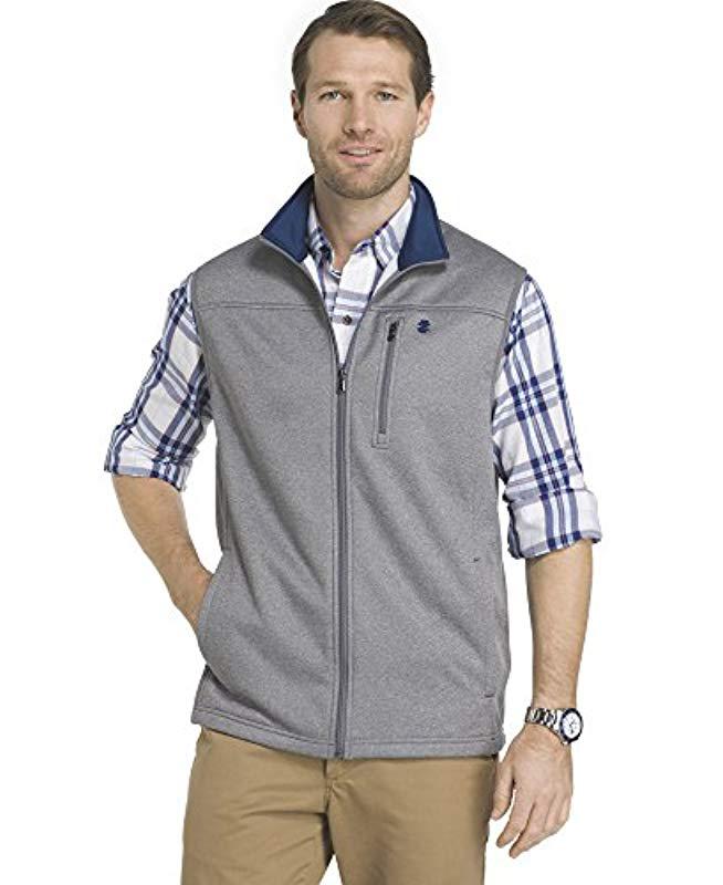 Vests IZOD Mens Spectator Fleece Vest