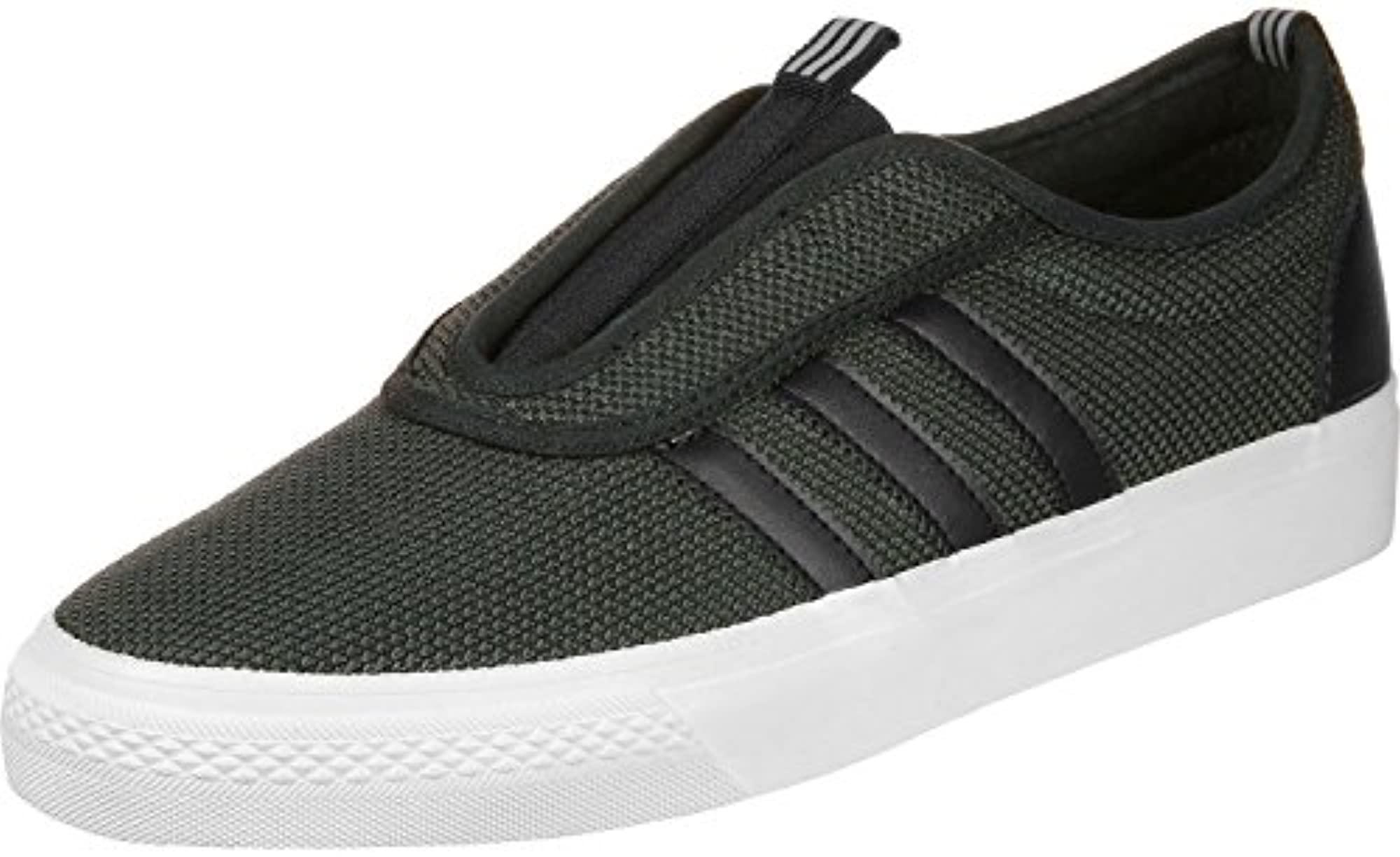 adidas Canvas Adi Ease Kung Fu Shoes Core Black in Grey