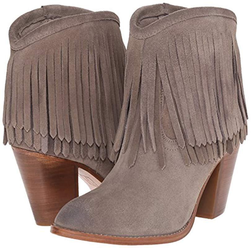 frye ilana fringe bootie